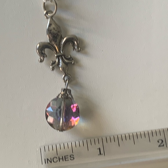 Necklace fleur de Lis pendant - Picture 8 of 9